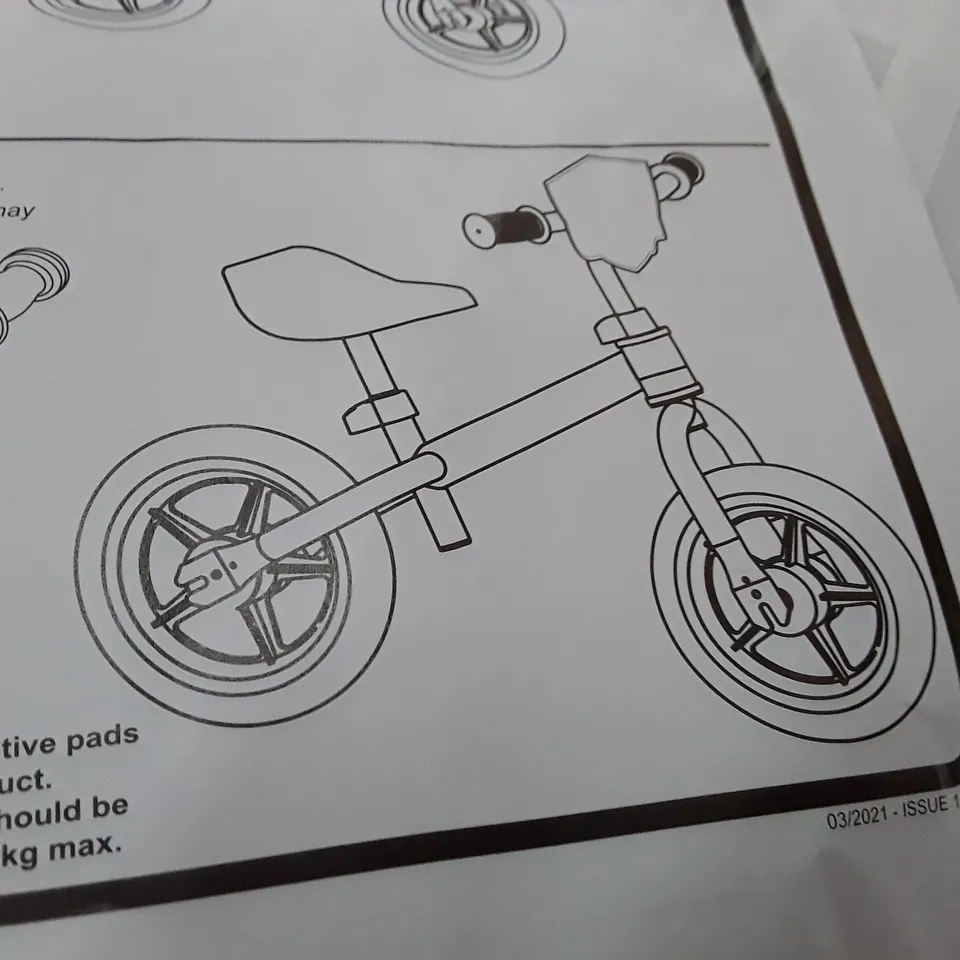 PEPPA PIG 10 INCH BALANCE BIKE