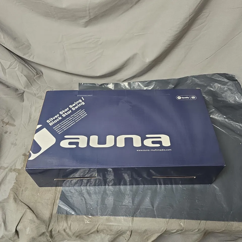 AUNA SILVER STAR SWING / BLACK STAR SWING COMPACT VERTICLE STEREO SYSTEM (BOXED)