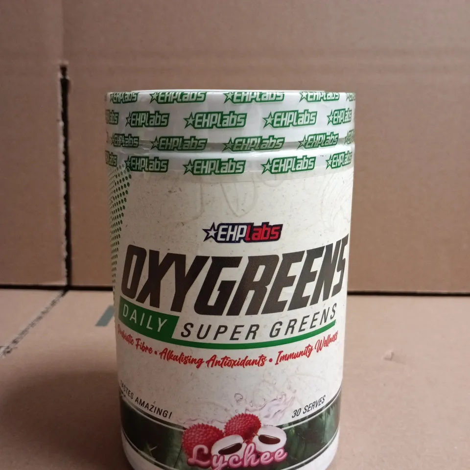 EHP LABS OXYGREENS DAILY SUPER GREENS CANISTER – 30 SERVES