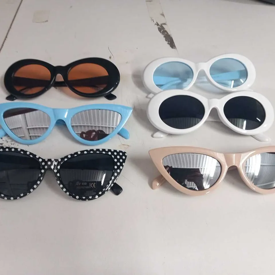 APPROXIMATELY 6 PAIRS OF ASSORTED SUNGLASSES