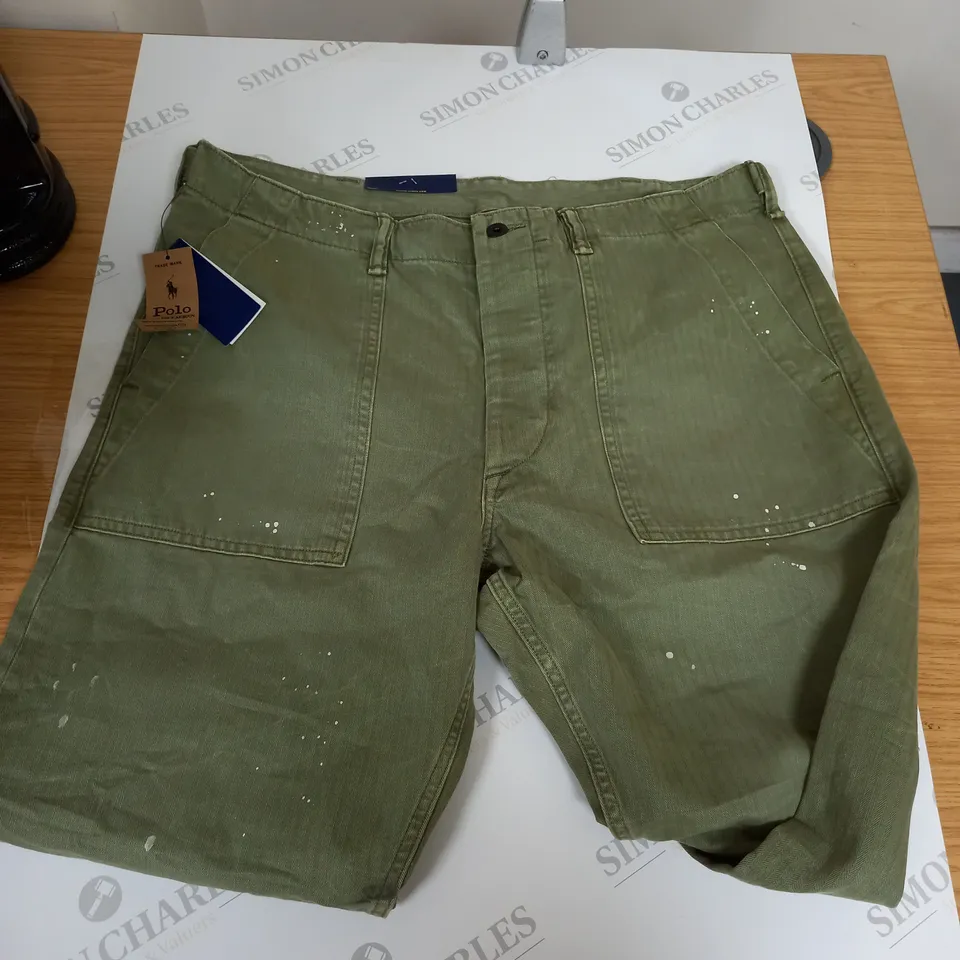 POLO RALPH LAUREN KHAKI JEANS - W36 32L