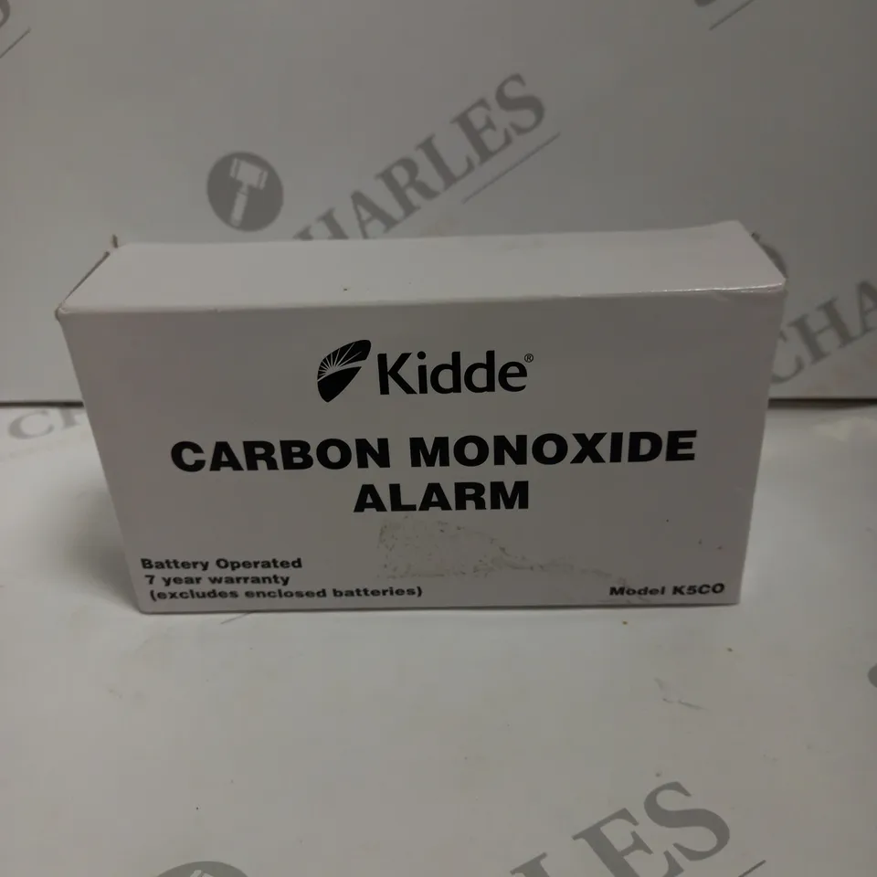 BOXED KIDDE CARBON MONOXIDE ALARM K5CO