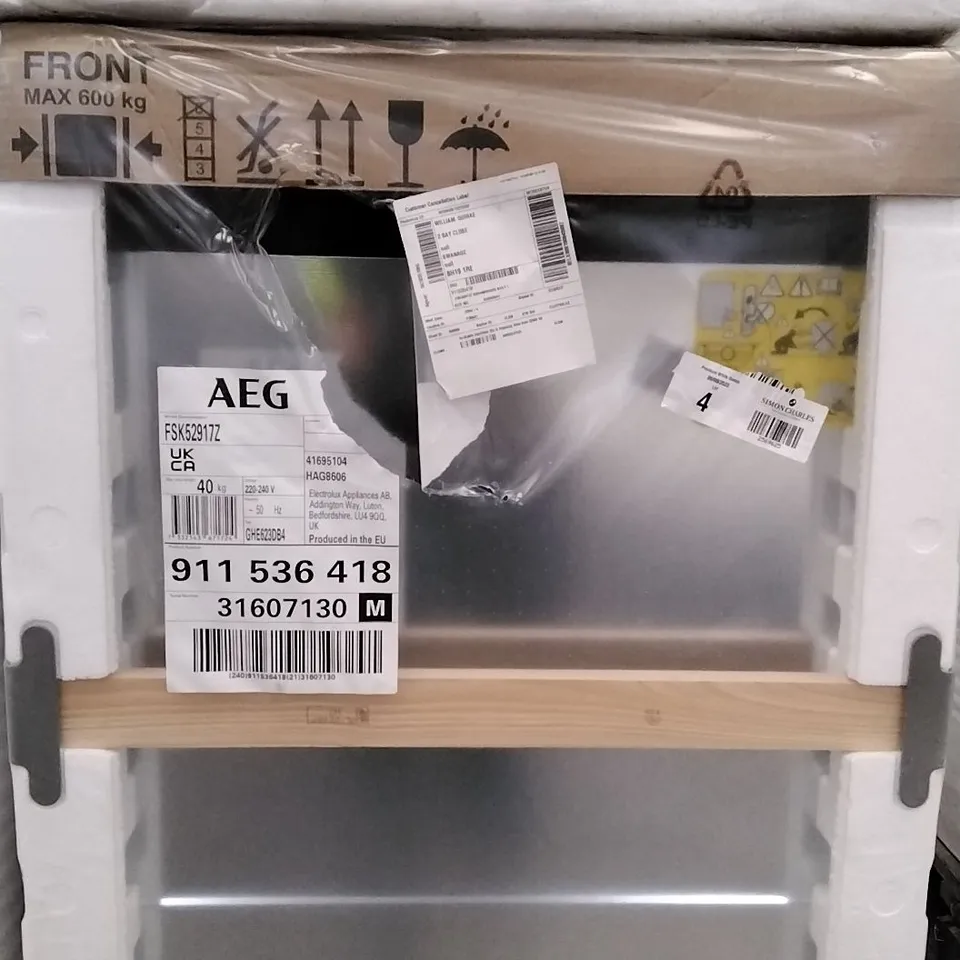 AEG FSK52917Z DISHWASHER RRP £600.00