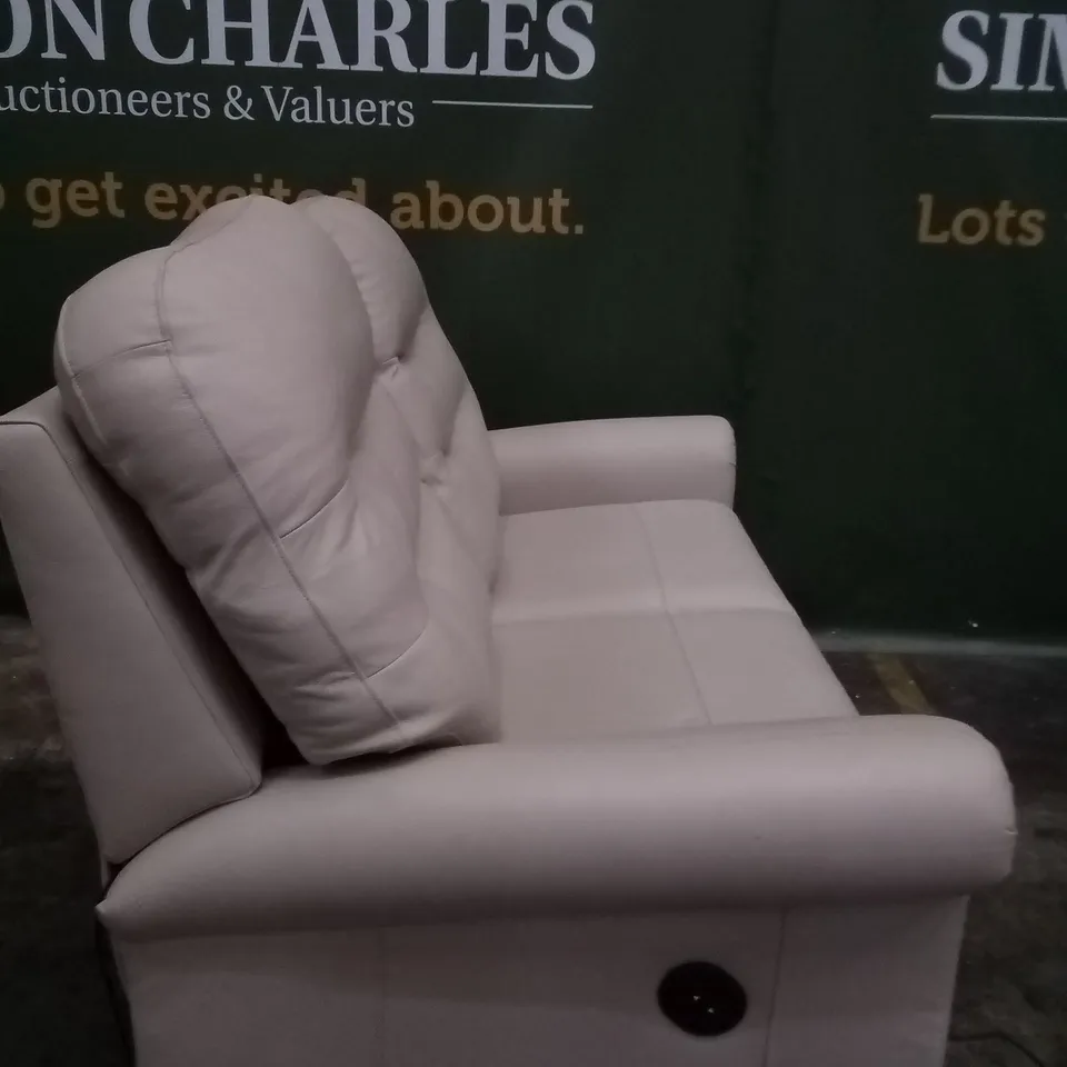DESIGNER G PLAN HOLMES CAMBRIDGE STONE ELECTRIC DOUBLE RECLINER TWO SEATER SOFA