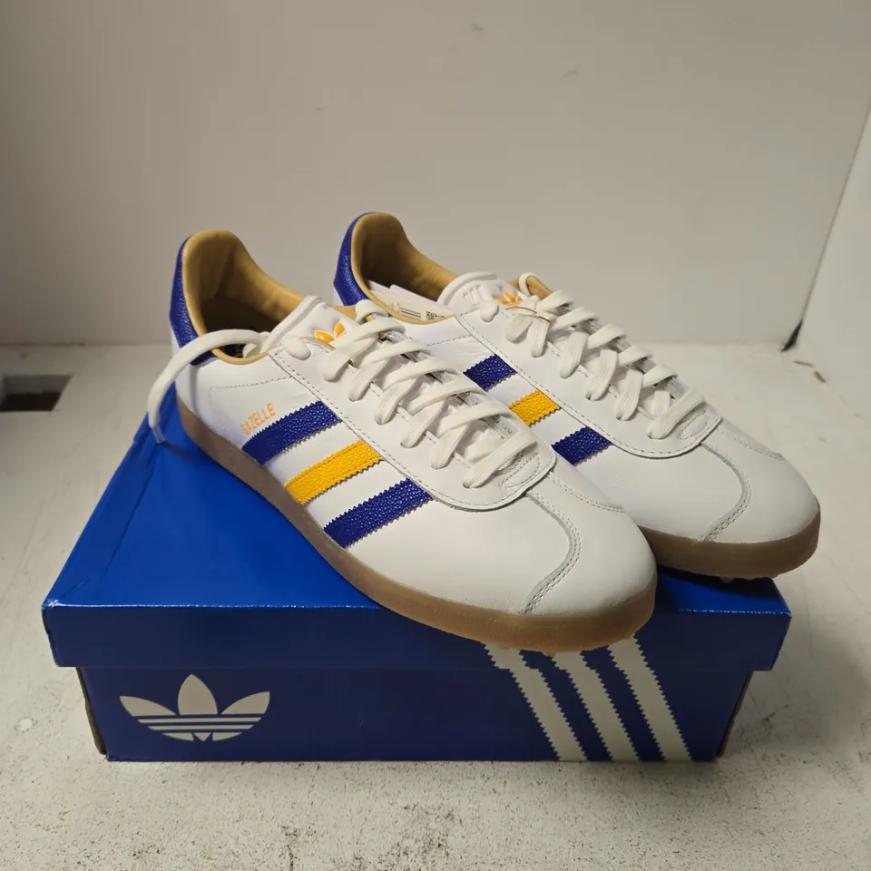 ADIDAS GAZELLE GOLF TRAINERS – 9.5