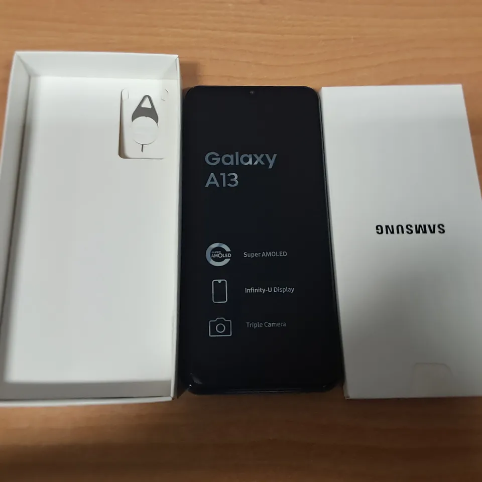 BOXED SAMSUNG GALAXY A13 64GB IN BLACK - SM-A137F