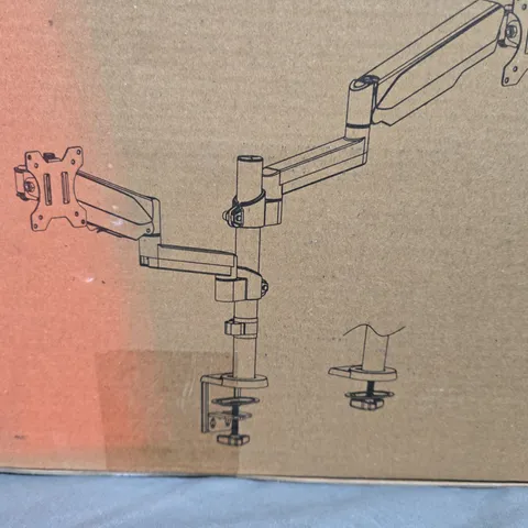 BOXED WALI DUAL LCD MONITOR DESK MOUNT GSDM002