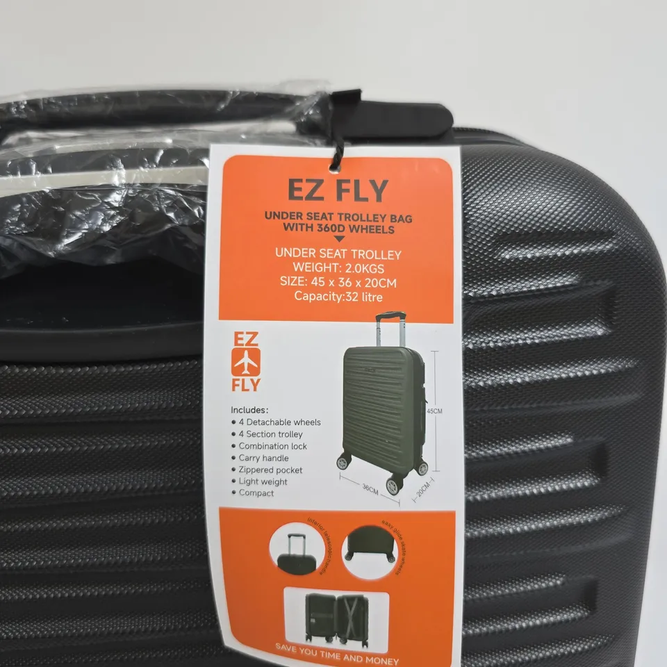 EZ FLY UNDER-SEAT TROLLEY BAG – 32L, 45 X 36 X 20 CM, 2 KG
