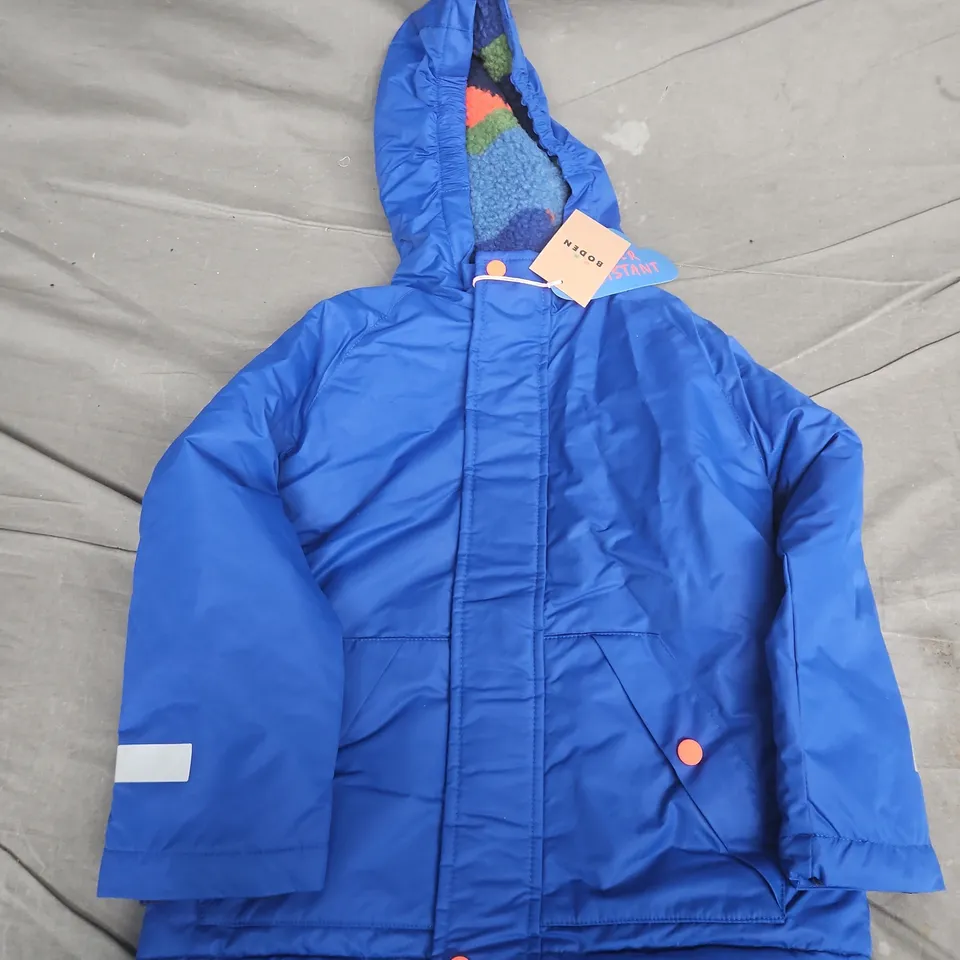 MINI BODEN KIDS' PADDED COAT – BLUE, SIZE 5-6Y