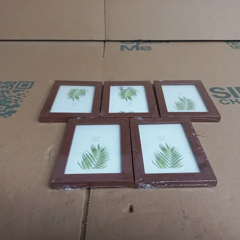 SET OF 5 3.5 X 5IN FRAMES