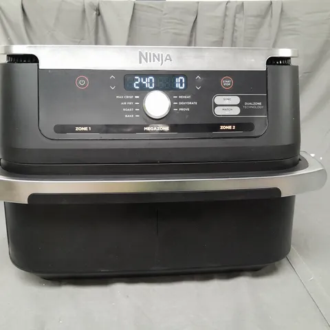 BOXED NINJA10.4L FOODI FLEXDRAWER DUAL AIR FRYER IN BLACK