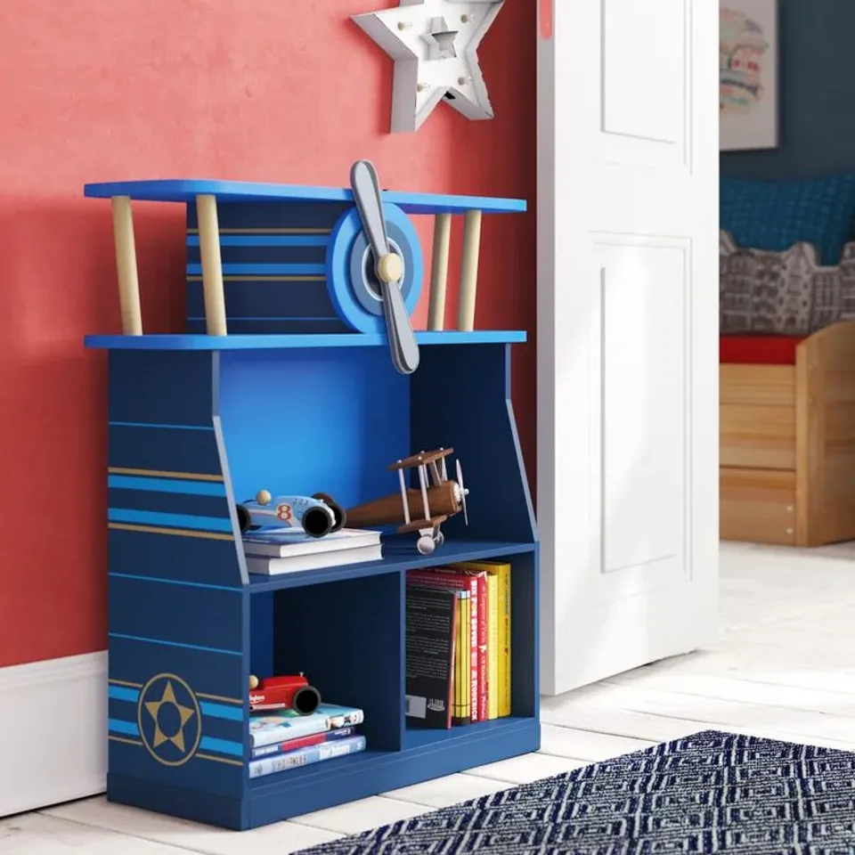 BOXED AIRPLANE 80.65CM BOOKCASE (1 BOX)