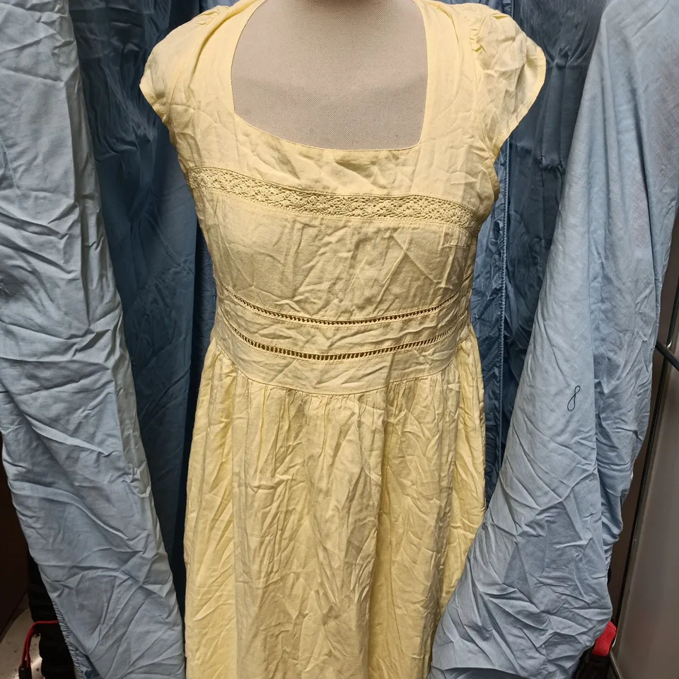 Nobody's Child Jessy Midi Dress – Yellow Midi Dress, UK 12 (EU 40, USA 8)