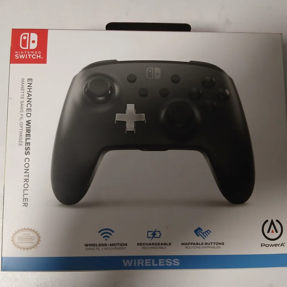 SIX BRAND NEW POWERA ENHANCED WIRELESS CONTROLLER FOR NINTENDO SWITCH – BLACK (BOXED)