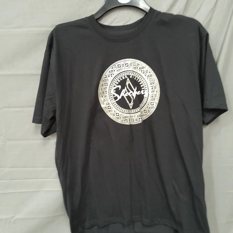 SKECHERS BLACK T-SHIRT SIZE M