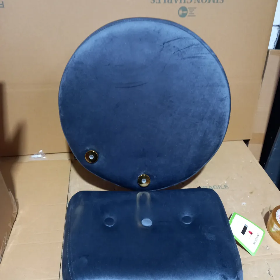 Alison Cork Velvet Cocktail Chair