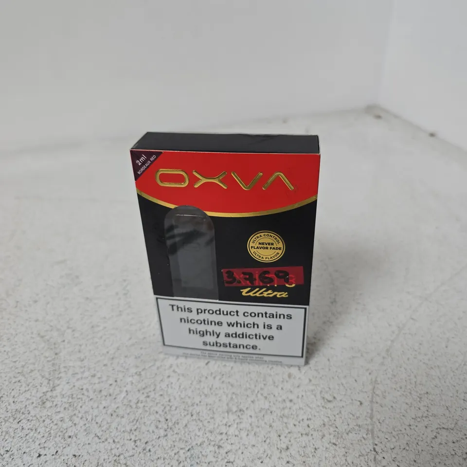 BOX OF APPROXIMATELY 30 ASSORTED OXVA E CIG ITEMS 
