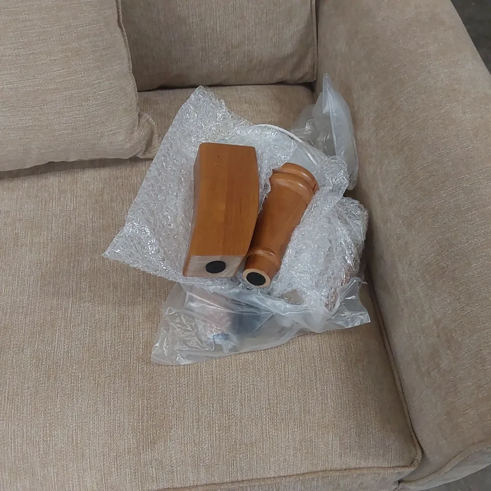 QUALITY DESIGNER FABRIC UPHOLSTERED 4 SEATER SOFA