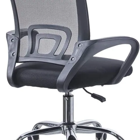 BOXED DESIGNER OFFICE CHAIR IN BLACK (1 BOX)