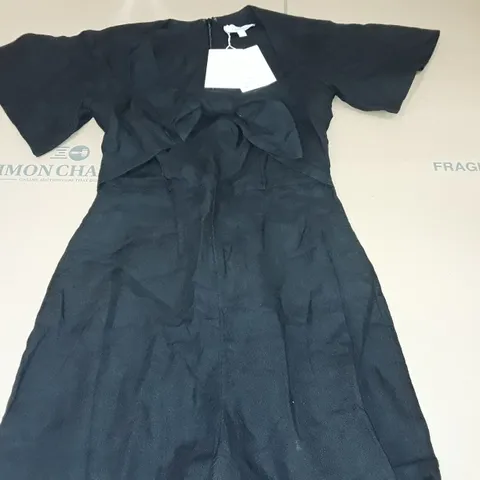 & OTHER STORIES BLACK BOW DETAIL DRESS - EUR 34