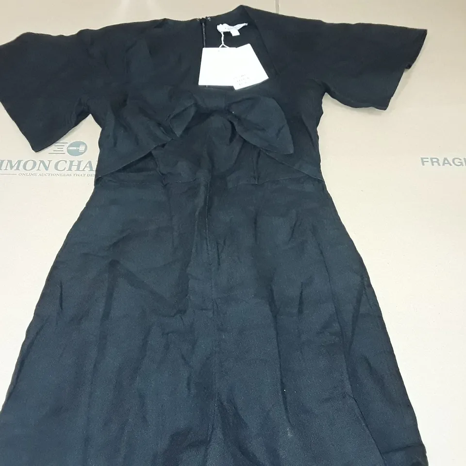 & OTHER STORIES BLACK BOW DETAIL DRESS - EUR 34