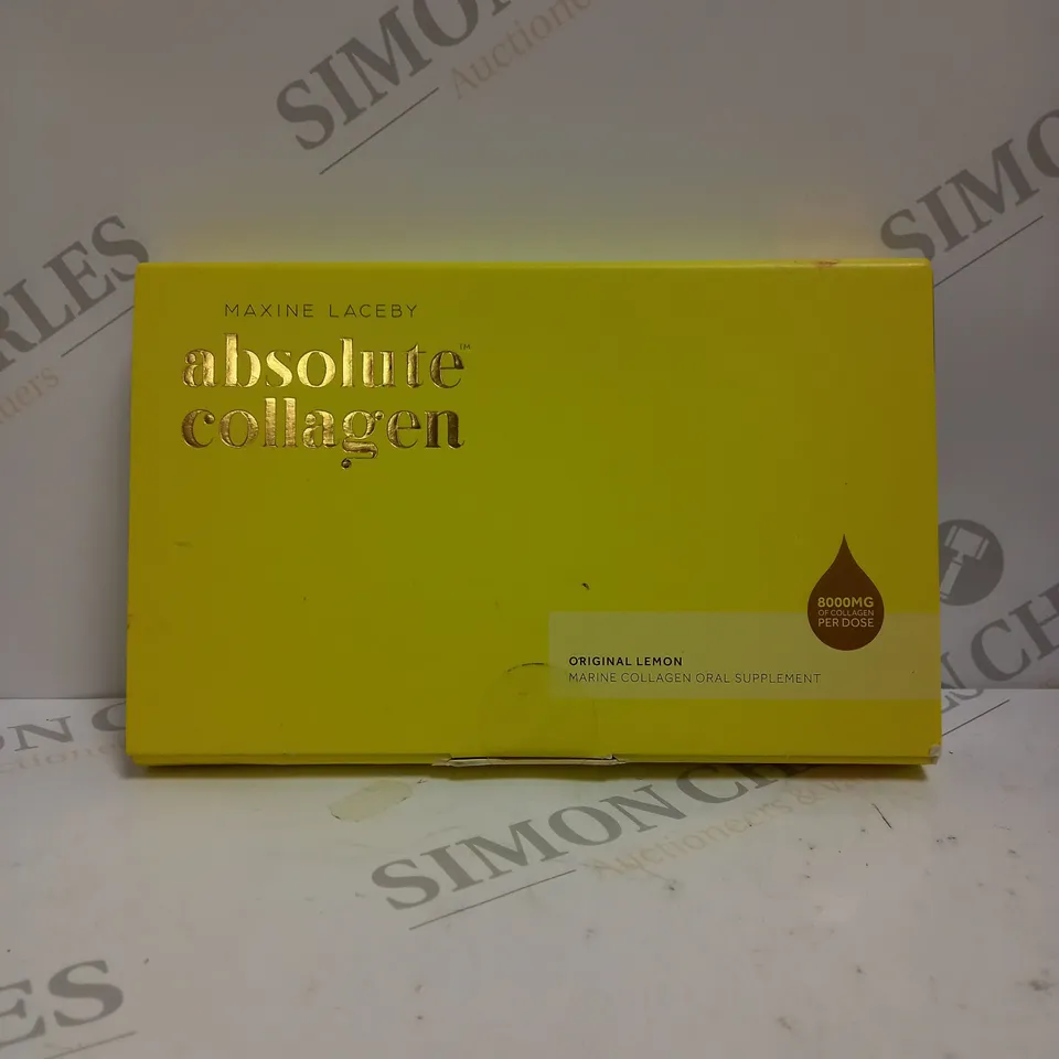 SEALED MAXINE LACEBY ABSOLUTE COLLAGEN SUPPLEMENT - ORIGINAL LEMON 140ML