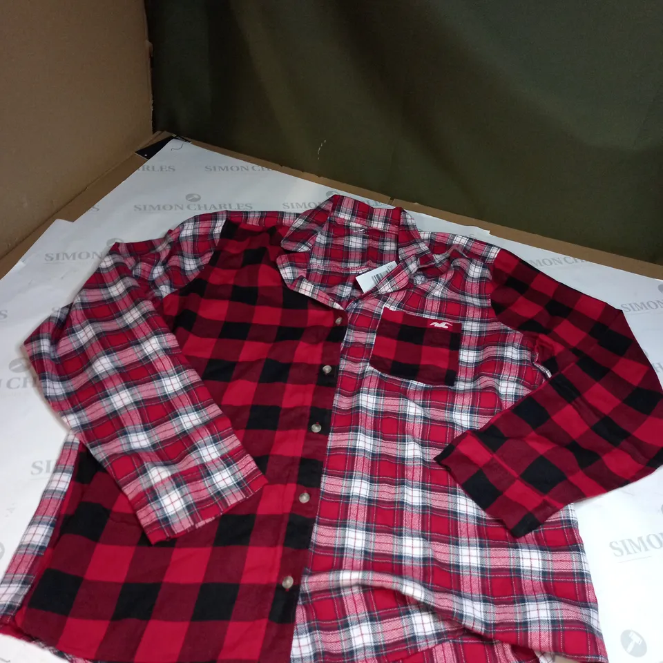LARGE HOLLISTER CHEQUERED SHIRT 