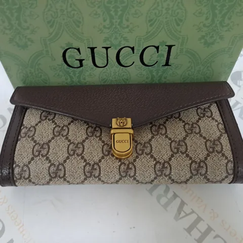 BOXED GUCCI BROWN PURSE