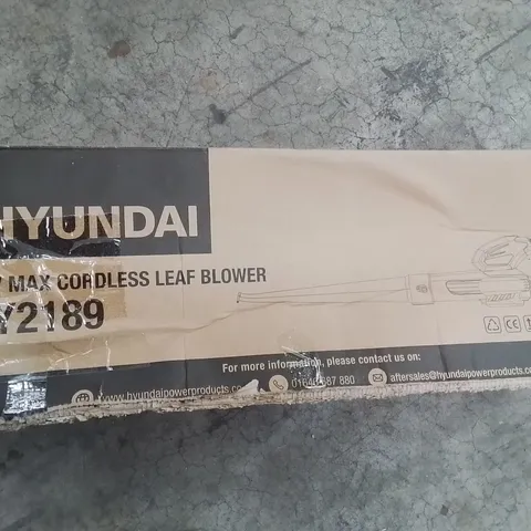 BOXED HYUNDAI 20V MAX CORDLESS LEAF BLOWER