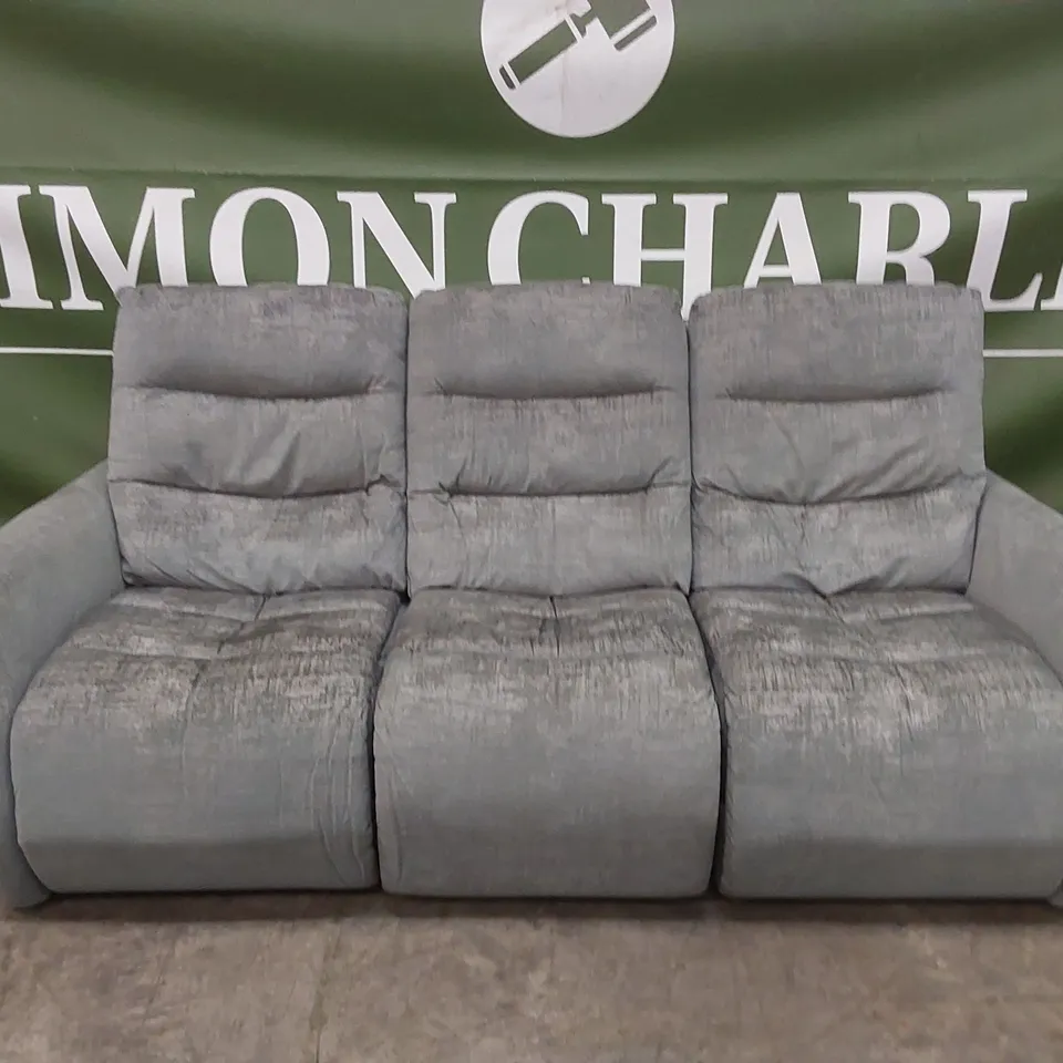 QUALITY DESIGNER ITALIAN MADE NUVOLA 3 SEATER ELECTRIC RECLINING FABRIC SOFA 