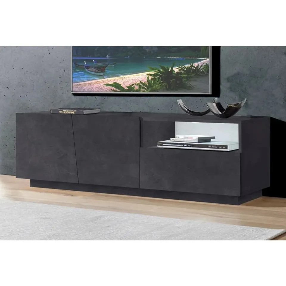 BOXED BAYONNE TV STAND FOR TV'S UP TO 58"