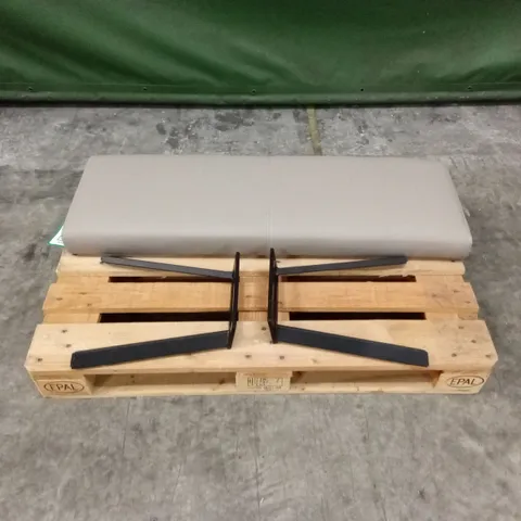 QUALITY DESIGNER LEATHER DINING BENCH