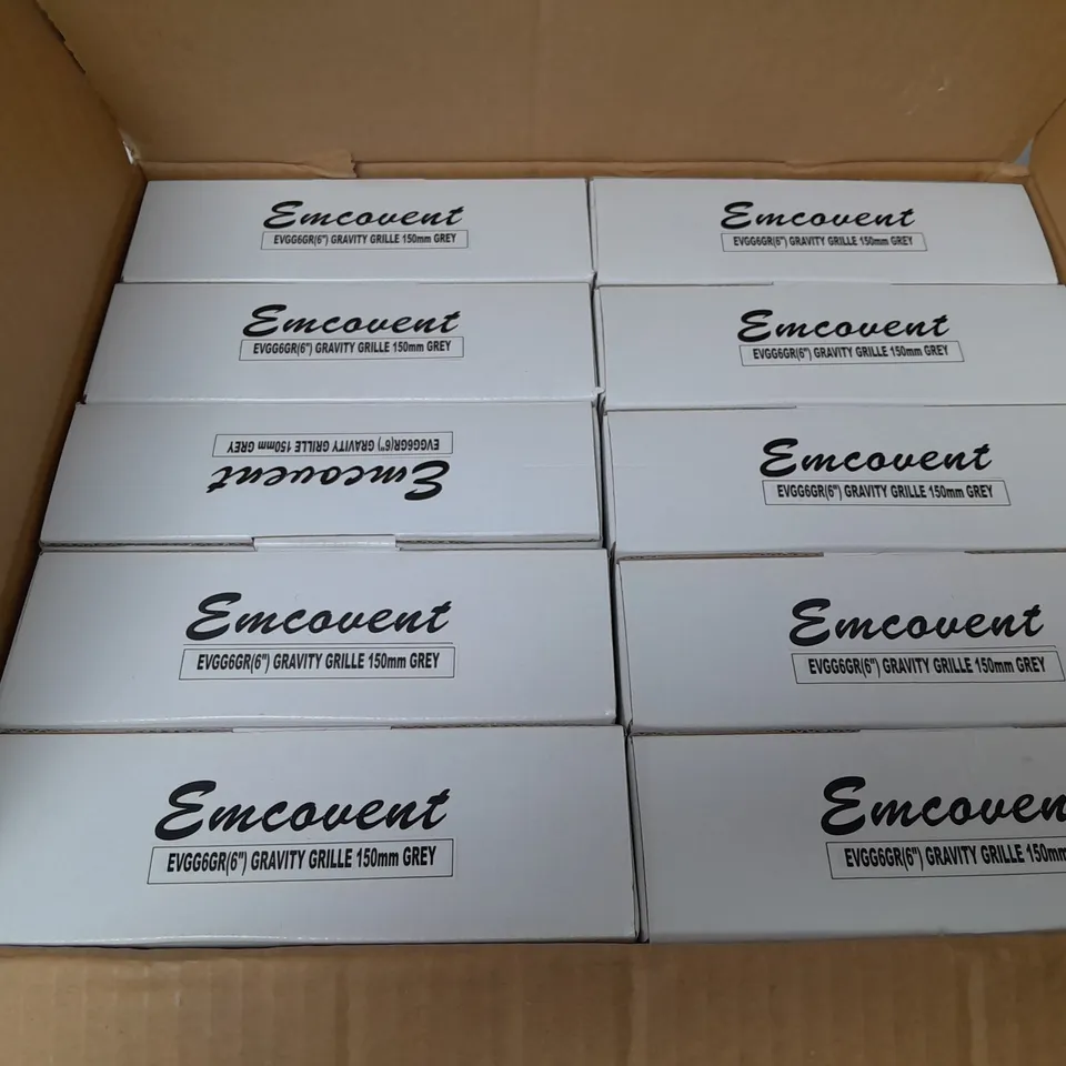 80 EMCOVENT GRAVITY GRILLES 150mm (EVGG6GR) - COLLECTION ONLY