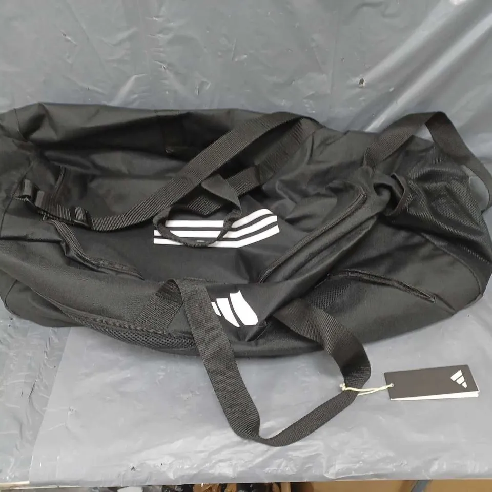 ADIDAS BLACK TIRO LARGE DUFFEL BAG 