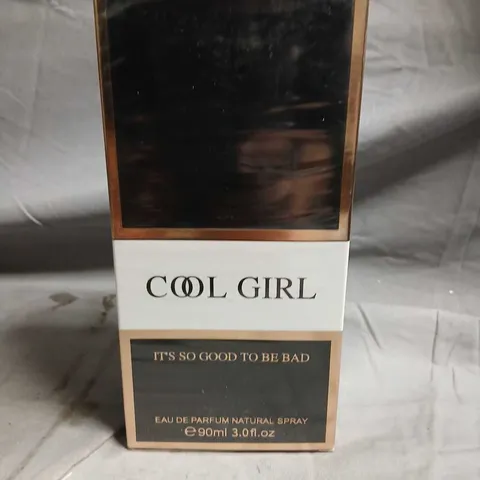 BOXED AND SEALED COOL GIRL ITS SO GOOD TO BE BAD EAU DE PARFUM 90ML