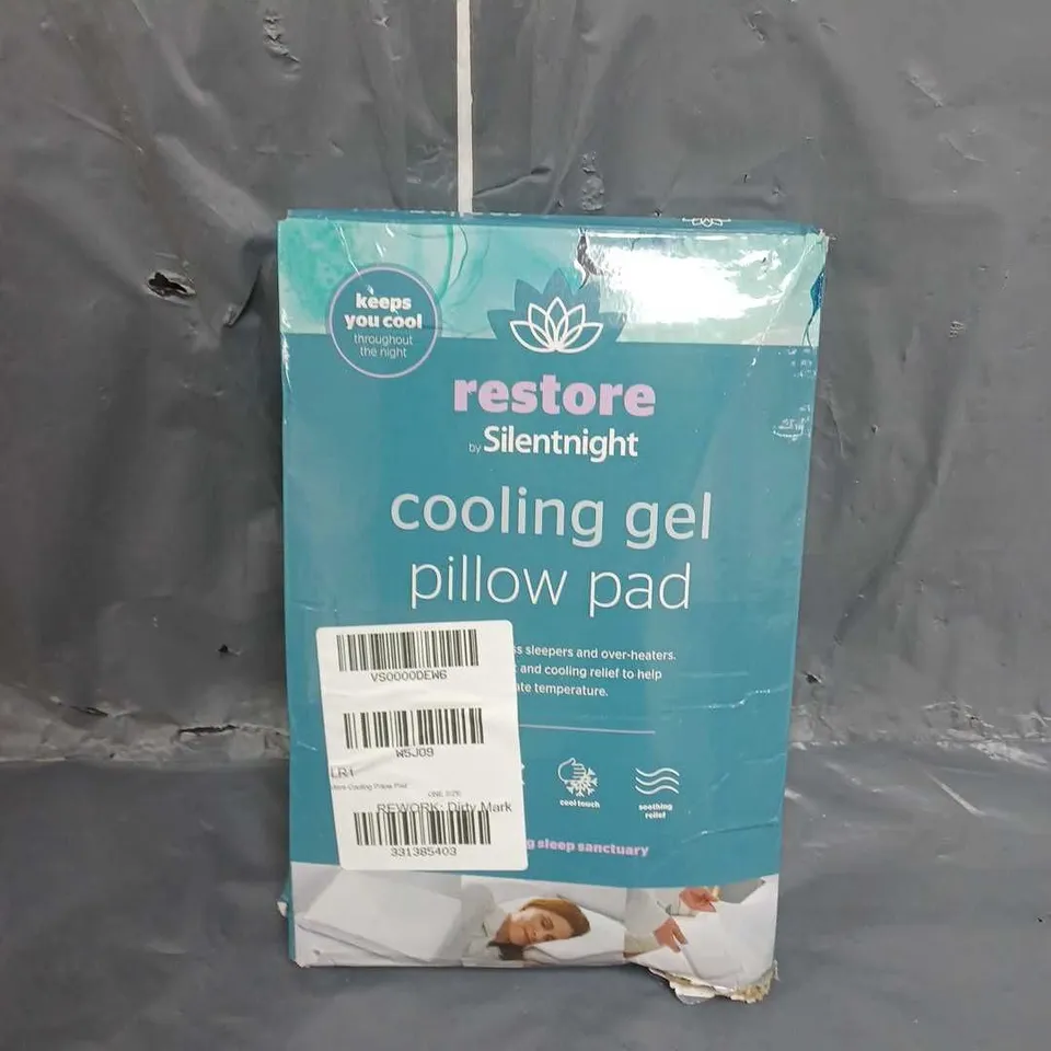 SILENTNIGHT RESTORE COOLING GEL PILLOW PAD 