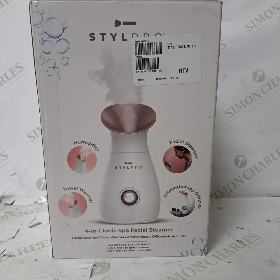 STYLPRO 4 IN 1 IONIC FACIAL STEAMER