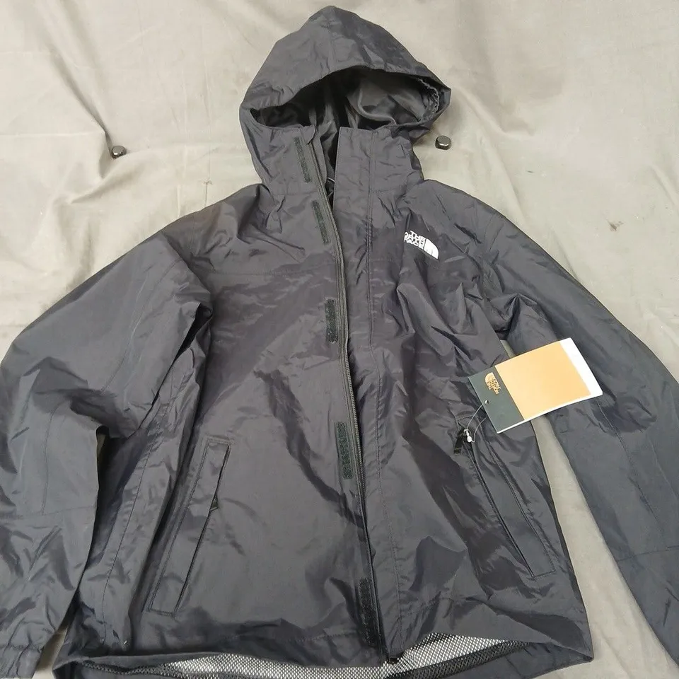 THE NORTH FACE BOYS ANTORA RAIN JACKET IN BLACK - LARGE