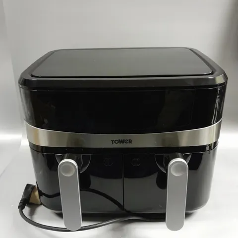 BOXED TOWER 9L VORTEX DUAL BASKET AIR FRYER