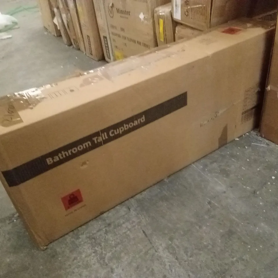 BOXED BATHROOM TALL CUPBOARD (1 BOX)