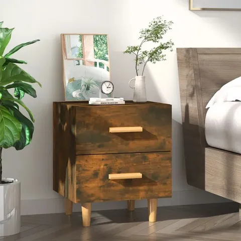 BOXED JAHLEN SOLID + MANUFACTURED WOOD BEDSIDE TABLE (1 BOX)