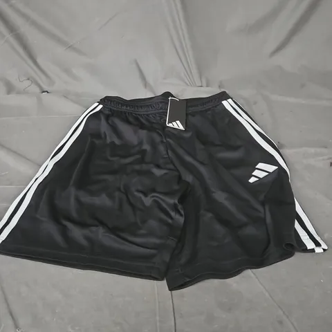 ADIDAS TIRO ES SHORTS BLACK/WHITE – UK M