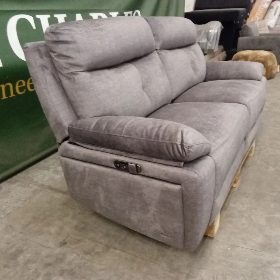 IVANA 3 SEATER FABRIC POWER RECLINER SOFA WITH USB CHARGING AND STORAGE RRP £1199