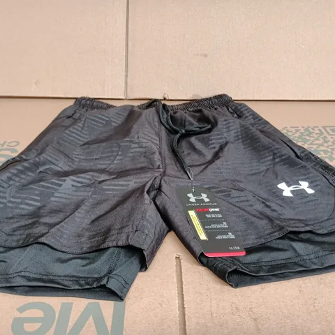UNDER ARMOUR MENS BLACK MEDIUM SHORTS TAGGED