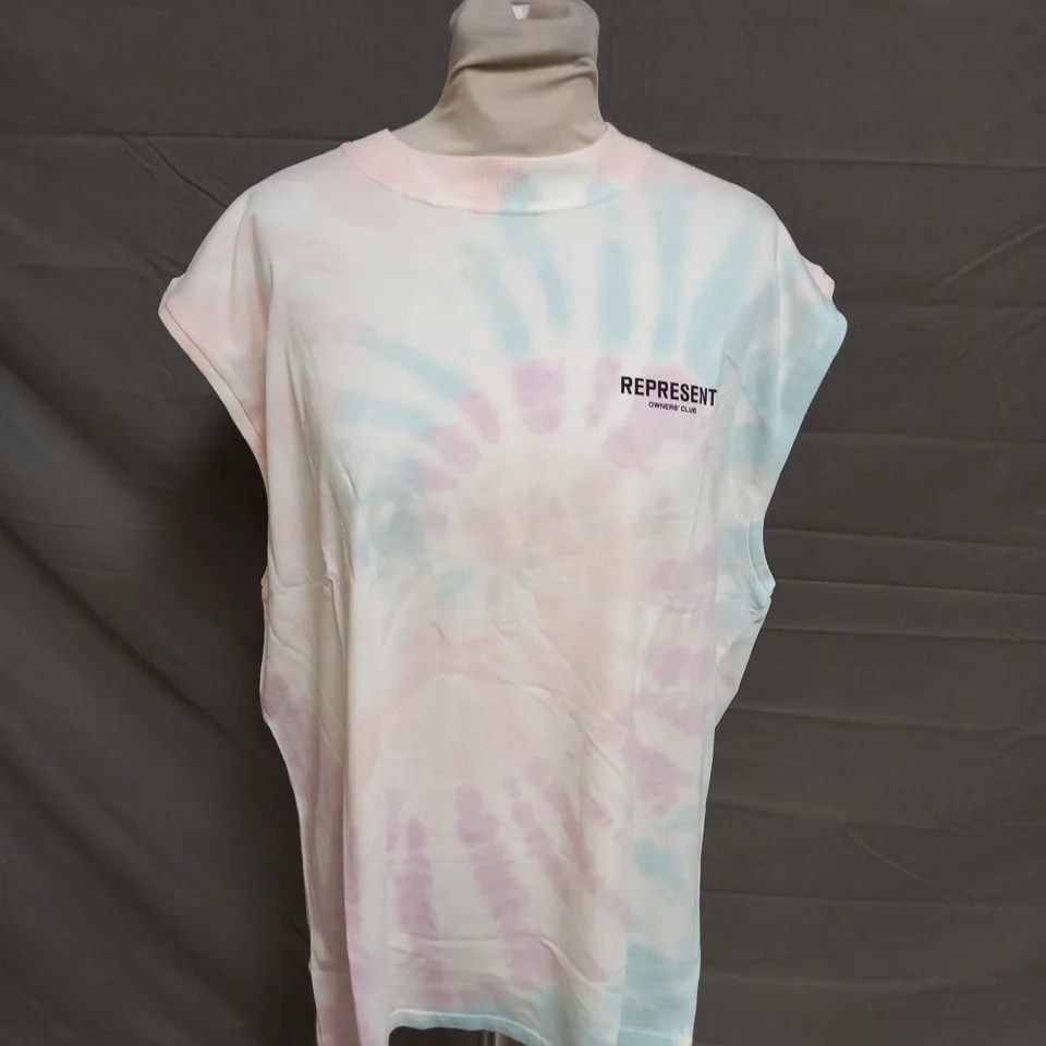 REPRESENT OWNERS CLUB TANK TOP IN TIE DYE - MEDIUM