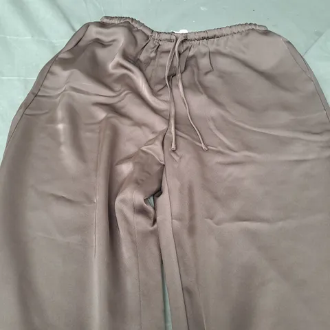 PRETTY LAVISH BREYA SATIN DRAW STRING TROUSERS - 12