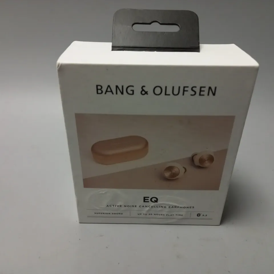 BOXED AND SEALED BANG & OLUFSEN EQ ACTIVE NOISE CANCELLING EARPHONES