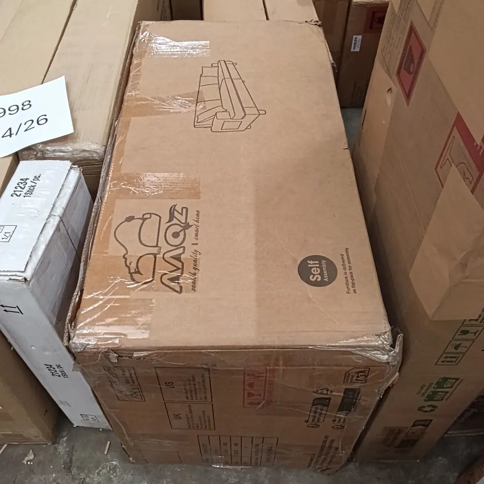 BOXED AAQZ 87" COMFY CORDUROY COUCH, 3 SEATER SOFA - GREEN (1 BOX)