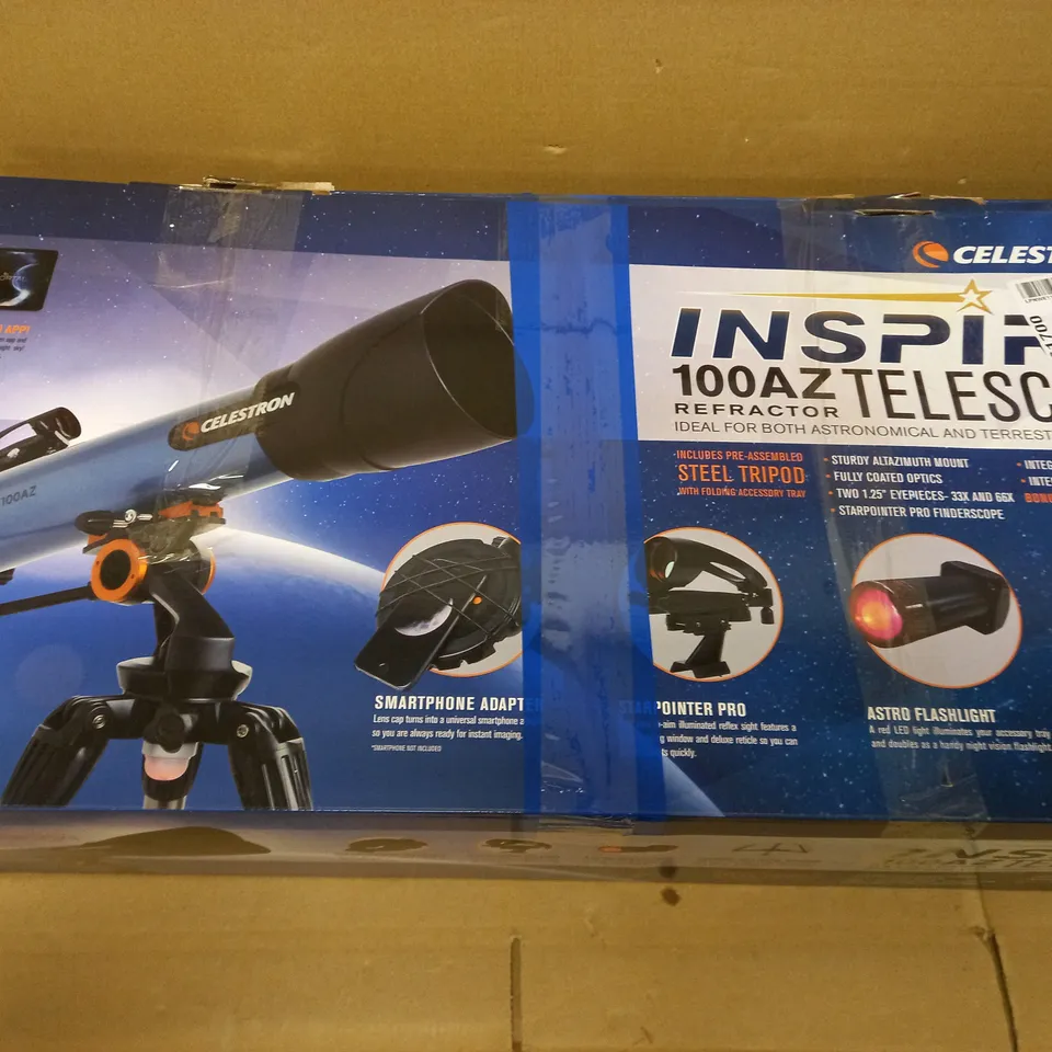 CELESTRON INSPIRE 100AZ REFRACTOR TELESCOPE