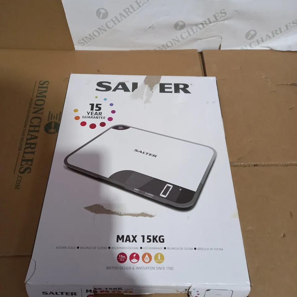SALTER KITCHEN SKALE 15KG MAX 